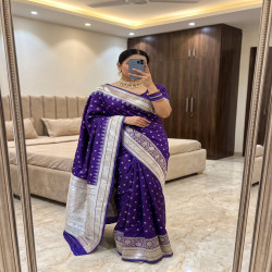 Premium Banarasi Silk Zari Weave Saree